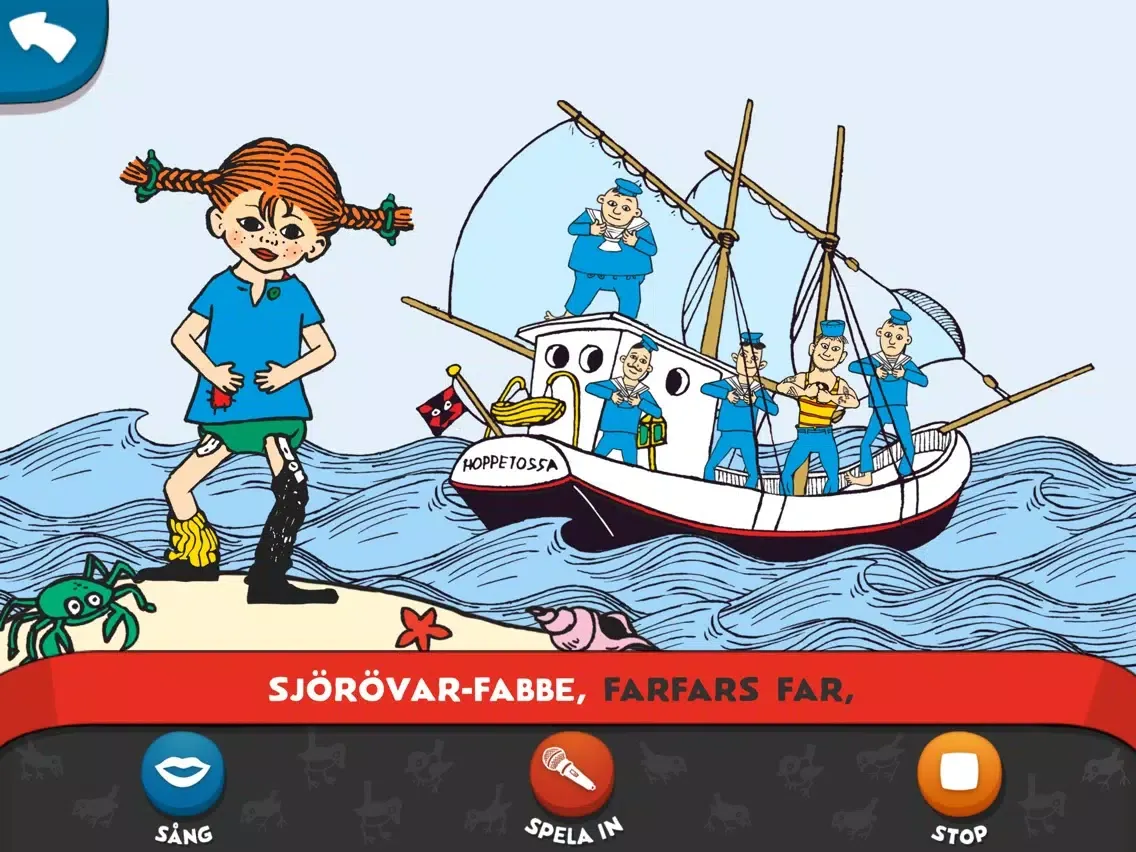 Pippi Sing Along iPad  Screenshots