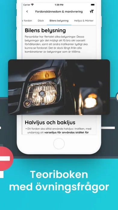 Fixa Körkort: Frågor & Teori Screenshots