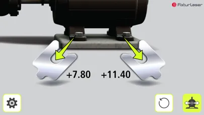 Ảnh chụp màn hình của Fixturlaser Dials