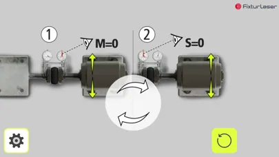 Ảnh chụp màn hình của Fixturlaser Dials