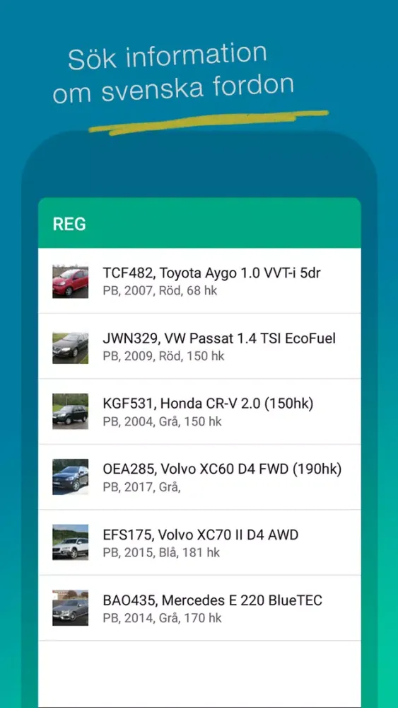 Screenshot di REG - Kolla regnumret