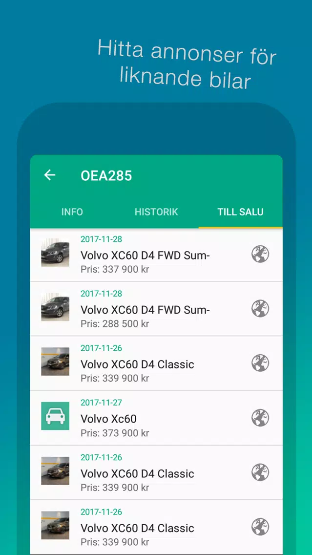 REG - Kolla regnumret应用截图