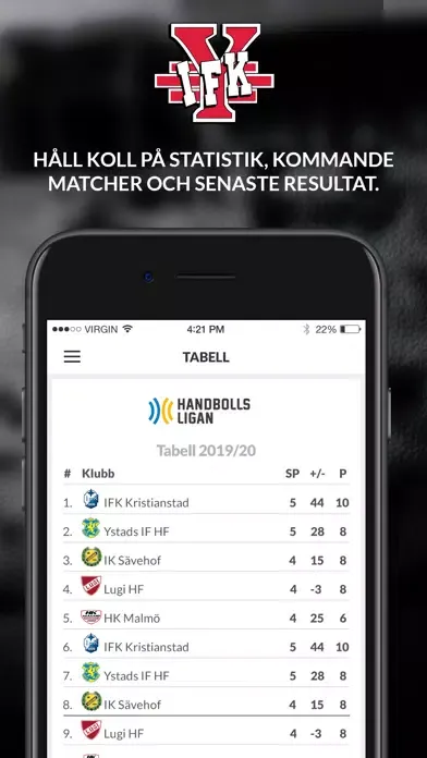Capturas de tela do IFK Ystad - Gameday