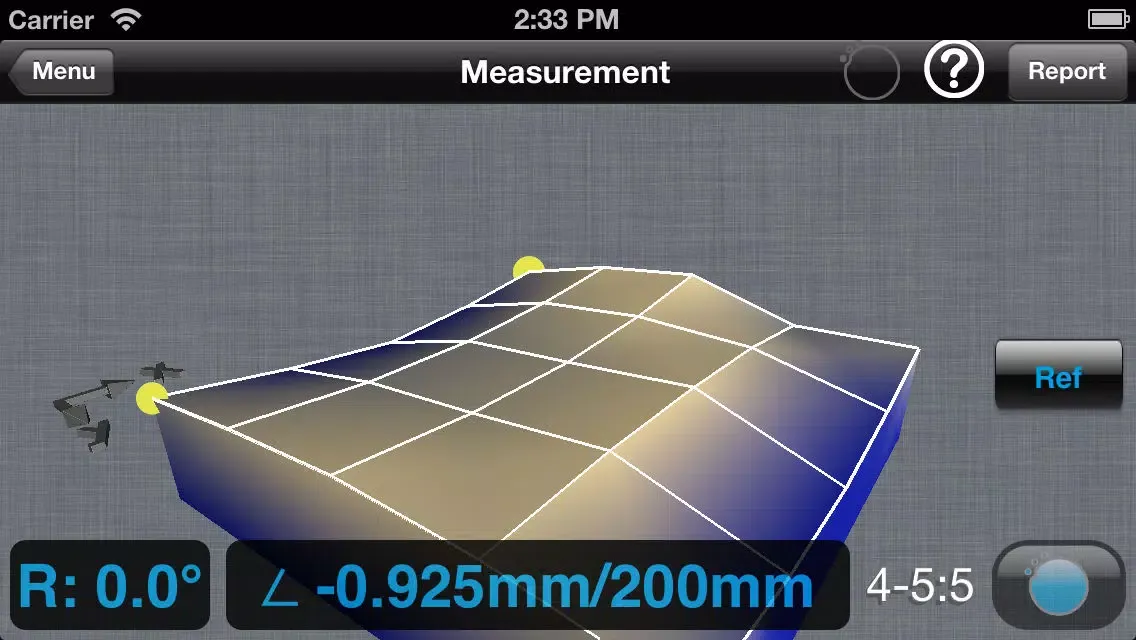 Flatness for ALiSENSOR™ Level سکرین شاٹس