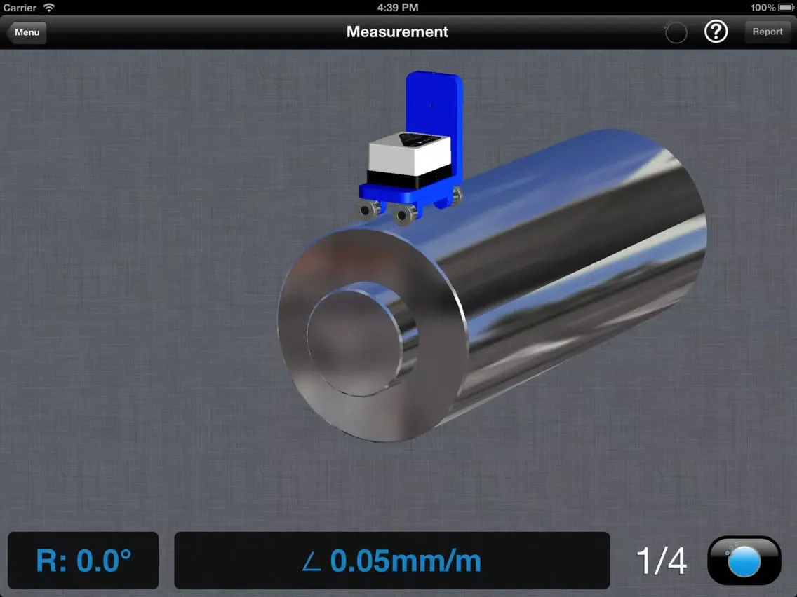 Shaft Level for ALiSENSOR™ Level iPad  스크린샷