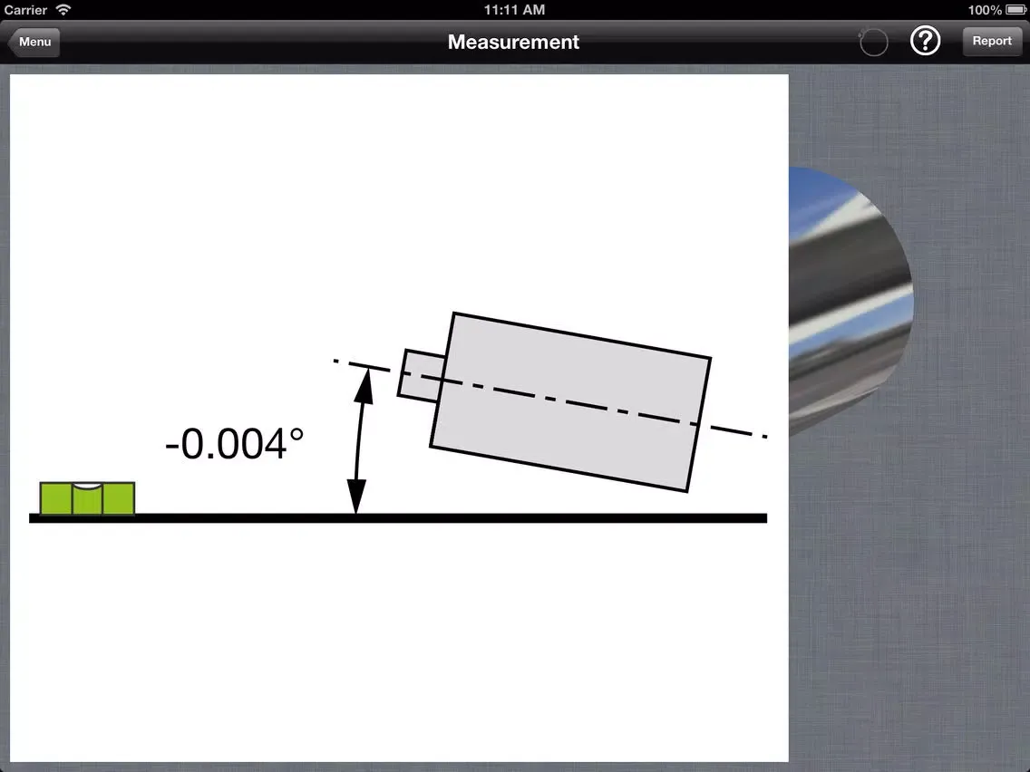 Shaft Level for ALiSENSOR™ Level iPad  스크린샷