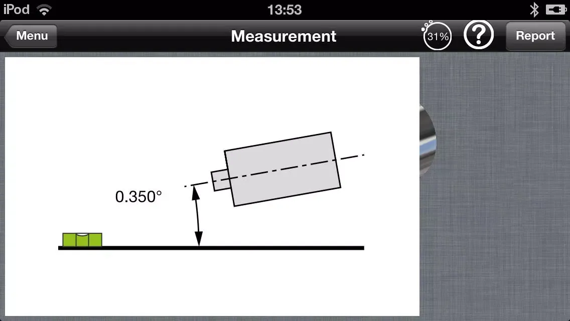 Shaft Level for ALiSENSOR™ Level 스크린샷