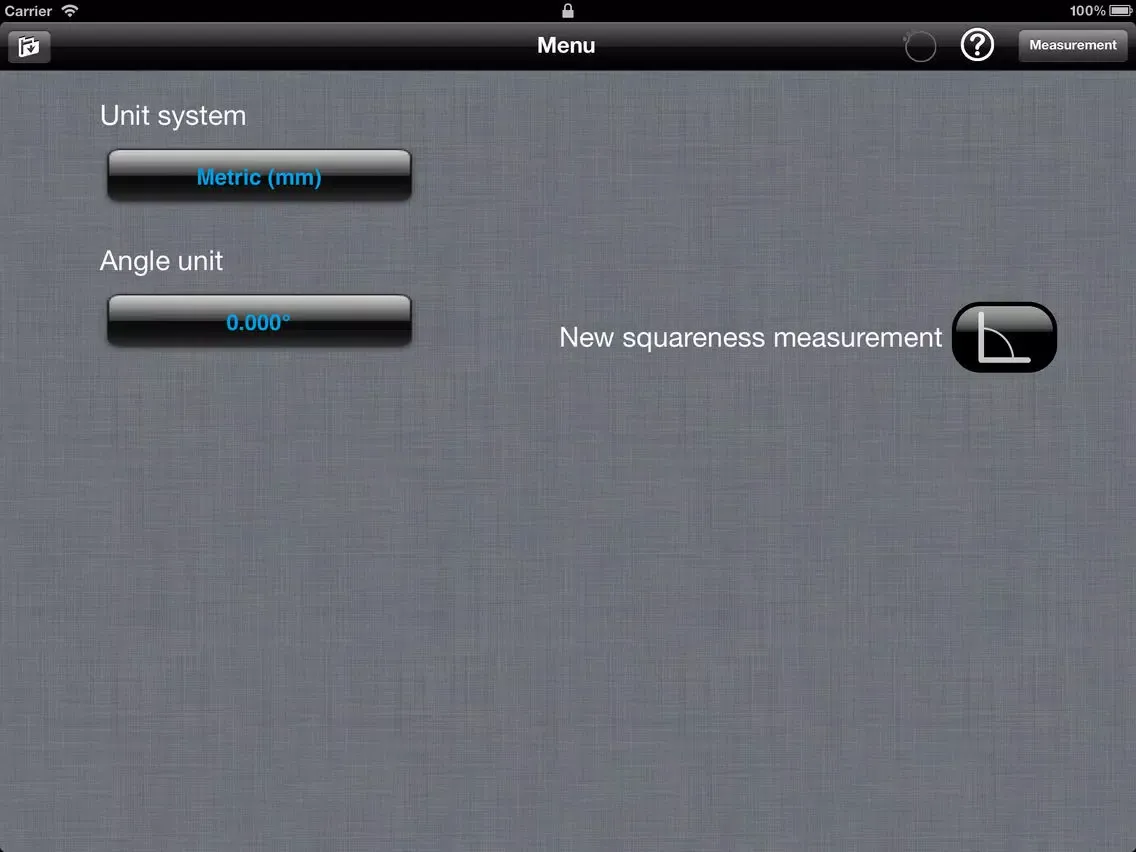 Squareness for ALiSENSOR™ Level iPad 應用截圖