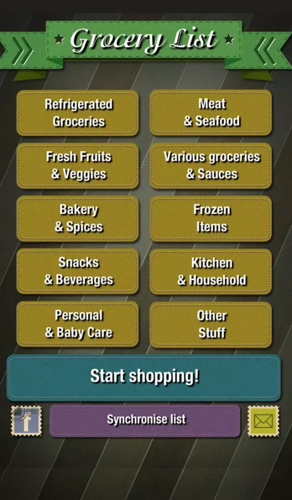Grocery - The easy shopping List سکرین شاٹس