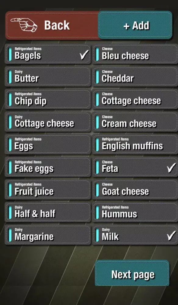 Grocery - The easy shopping List سکرین شاٹس