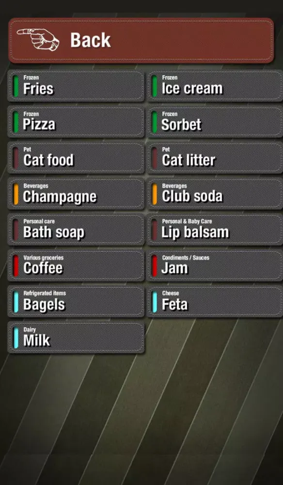 Grocery - The easy shopping List سکرین شاٹس