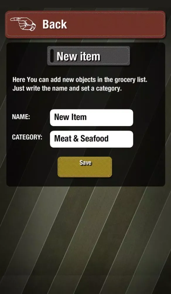 Grocery - The easy shopping List سکرین شاٹس