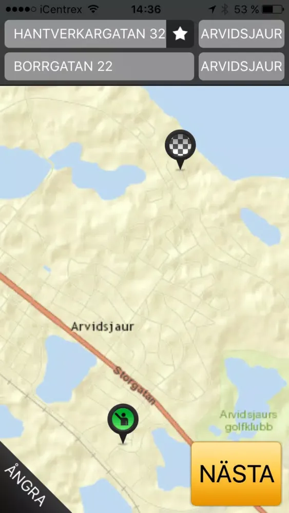 Captures d'écran de Tabcab - Taxi Arvidsjaur