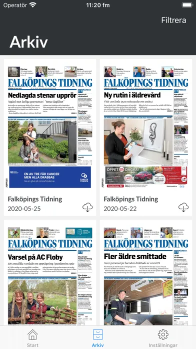 Falköpings Tidning e-tidning应用截图