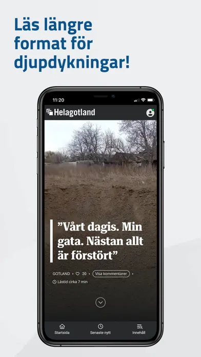 Helagotland.se スクリーンショット