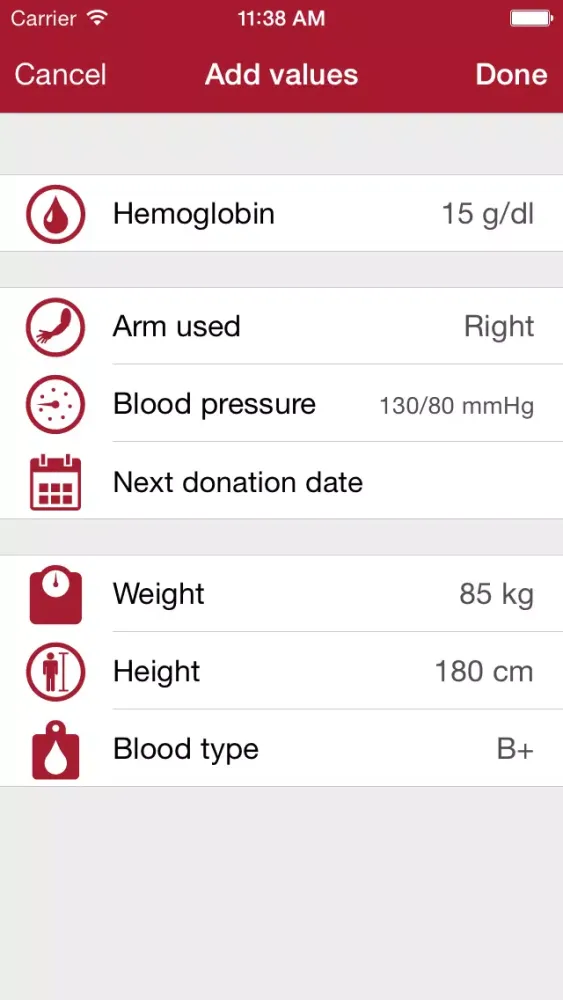 My Blood Donor App Screenshots