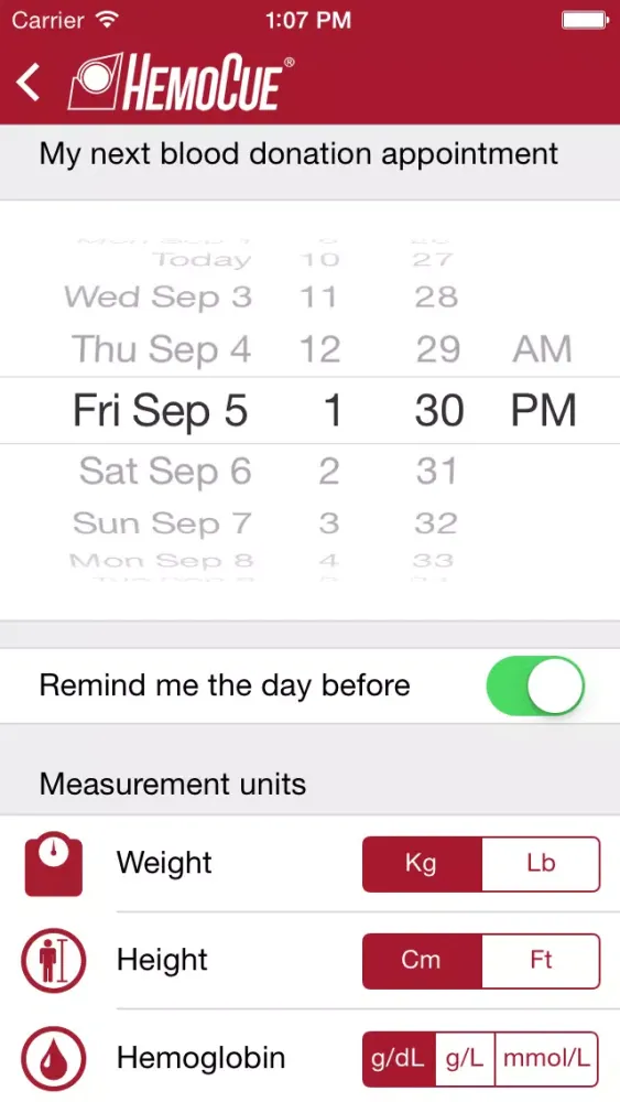 My Blood Donor App Screenshots