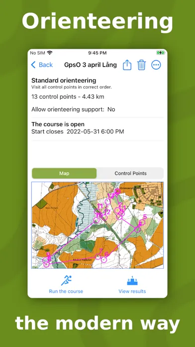 GPS Orienteering 스크린샷
