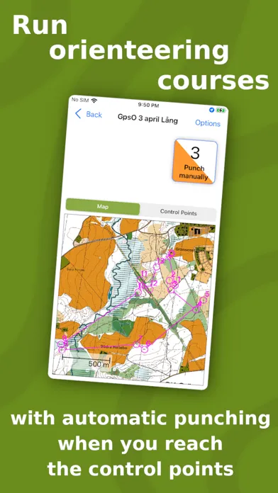 GPS Orienteering 스크린샷