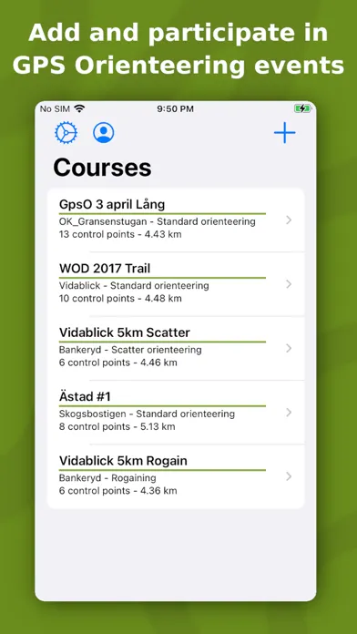 GPS Orienteering 스크린샷