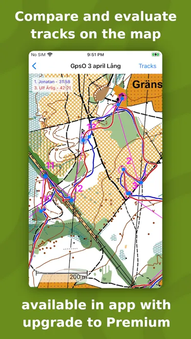 GPS Orienteering 스크린샷