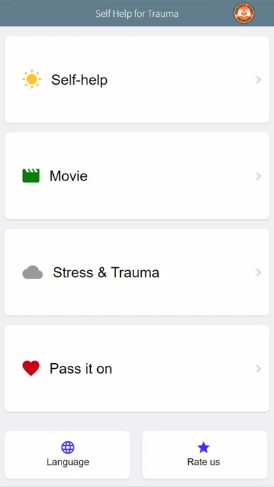 Captures d'écran de Self Help for Trauma