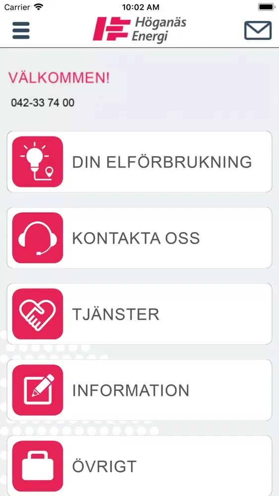 Ảnh chụp màn hình của Höganäs Energi