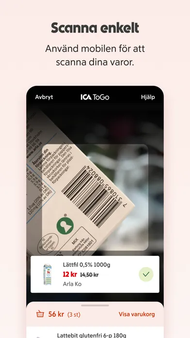 ICA ToGo - obemannad butik應用截圖