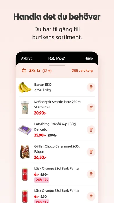 ICA ToGo - obemannad butik應用截圖
