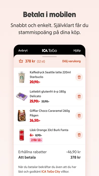 ICA ToGo - obemannad butik應用截圖