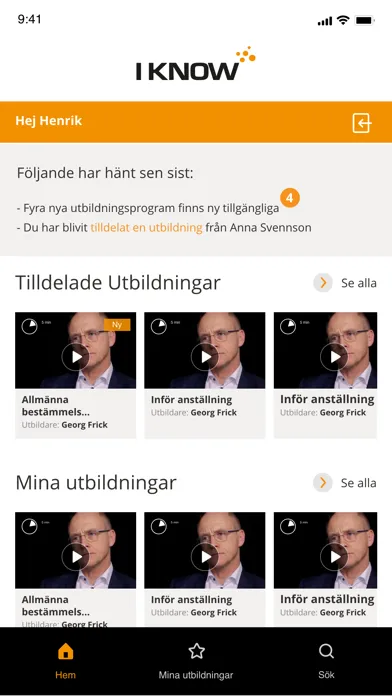 iKnow Mobile Screenshots