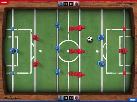 Ảnh chụp màn hình của Foosball iPad 
