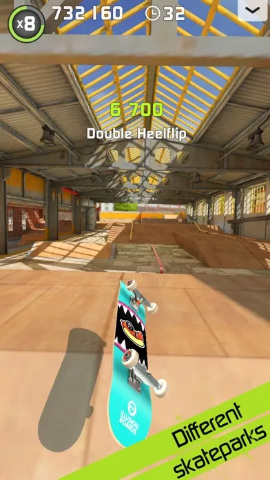 Capturas de pantalla de Touchgrind Skate 2