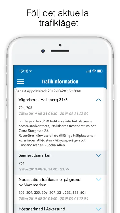 Länstrafiken Örebro স্ক্রিনশট