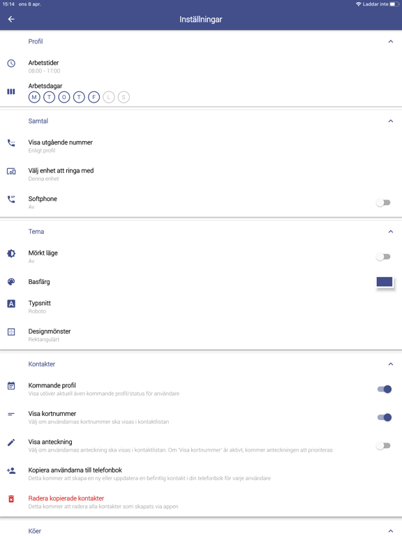 CONNECT Infinity iPad  سکرین شاٹس