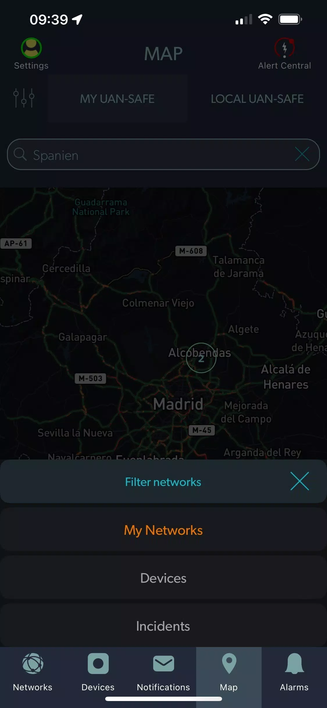 UAN-Safescreenshot dell'app4