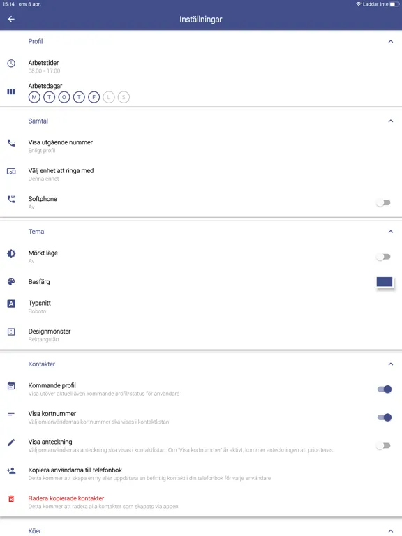 IP Ready On Call. iPad  Screenshots