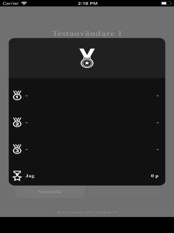 Killer Game (Sverige) iPad  Screenshots