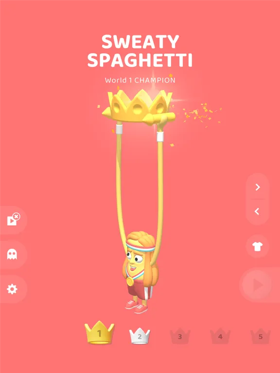 Tangkapan skrin Spaghetti Arms iPad 