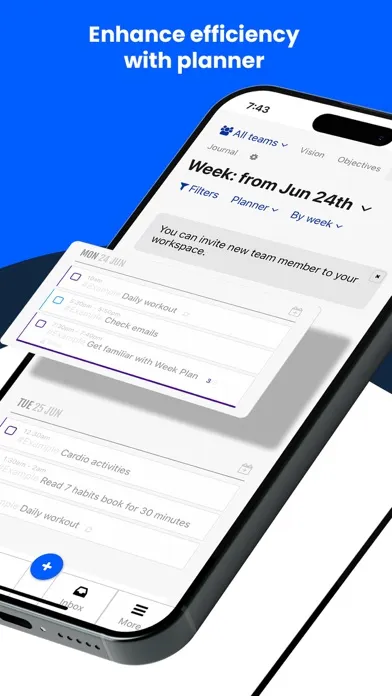 Week Plan: Weekly Tasks, Goals Screenshots
