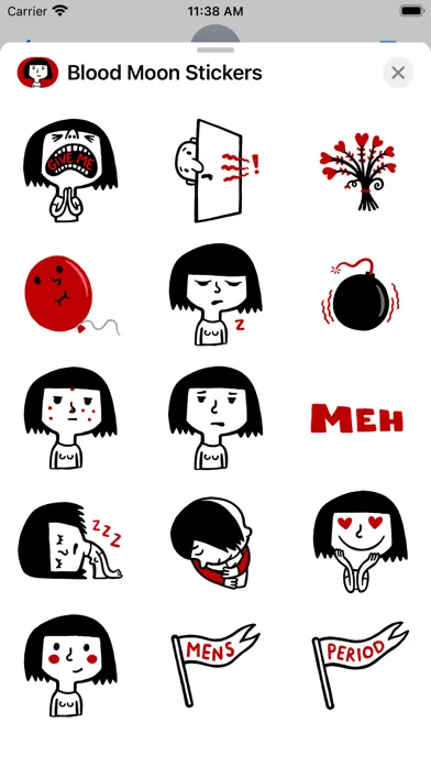 Скриншоты Blood Moon Stickers