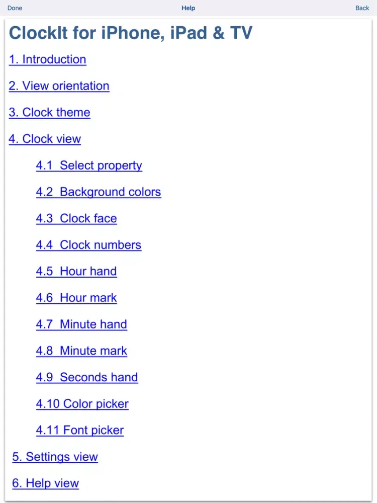 ภาพหน้าจอของ ClockIt - create & share clock iPad 