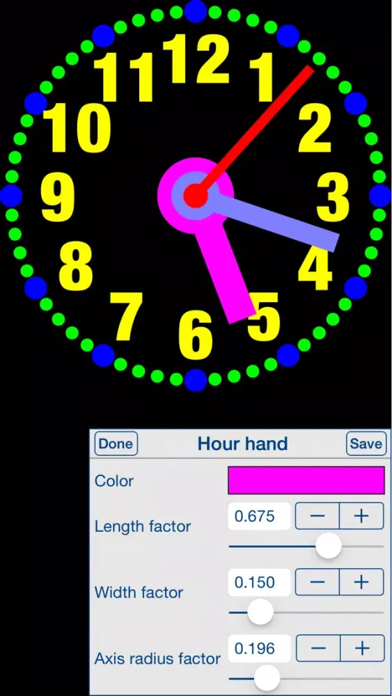 ภาพหน้าจอของ ClockIt - create & share clock
