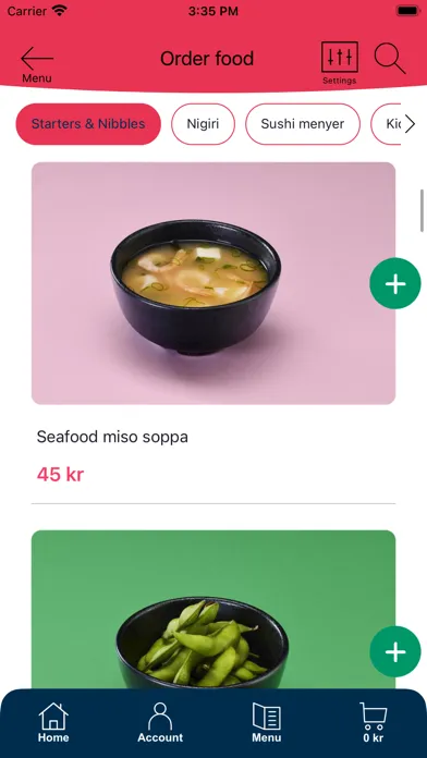 Capturas de tela do Oki Doki Sushi