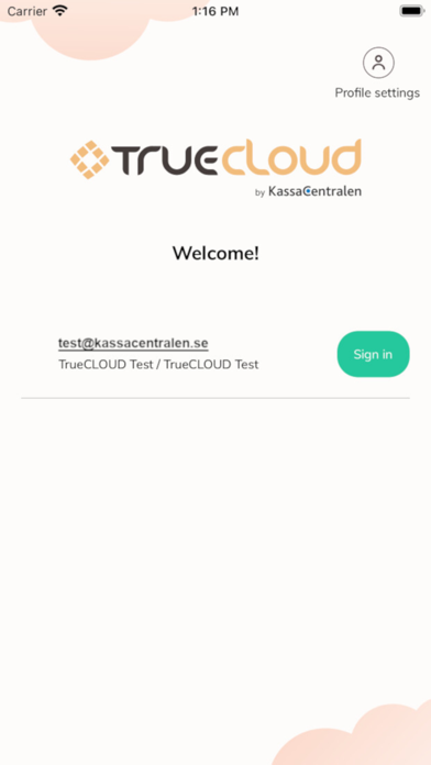 TrueCloud スクリーンショット