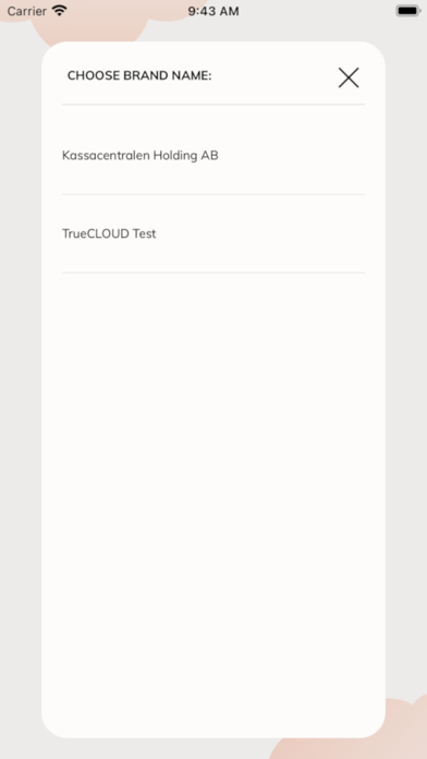 TrueCloud スクリーンショット