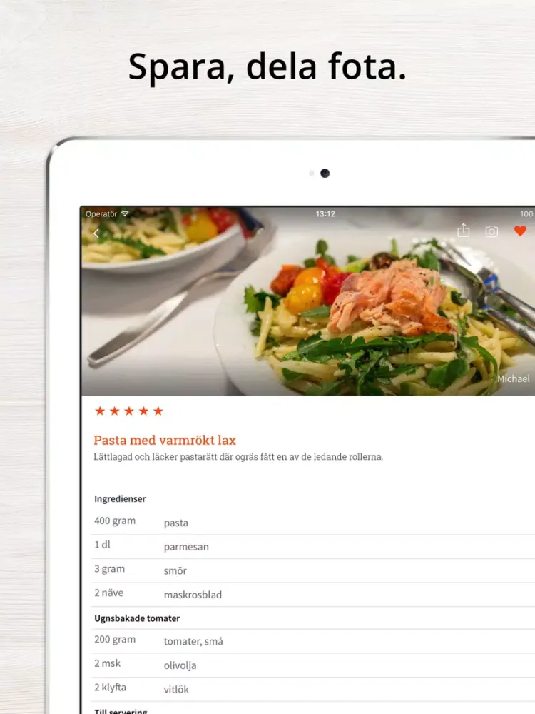 Capturas de pantalla de Recept Kokaihop.se iPad 
