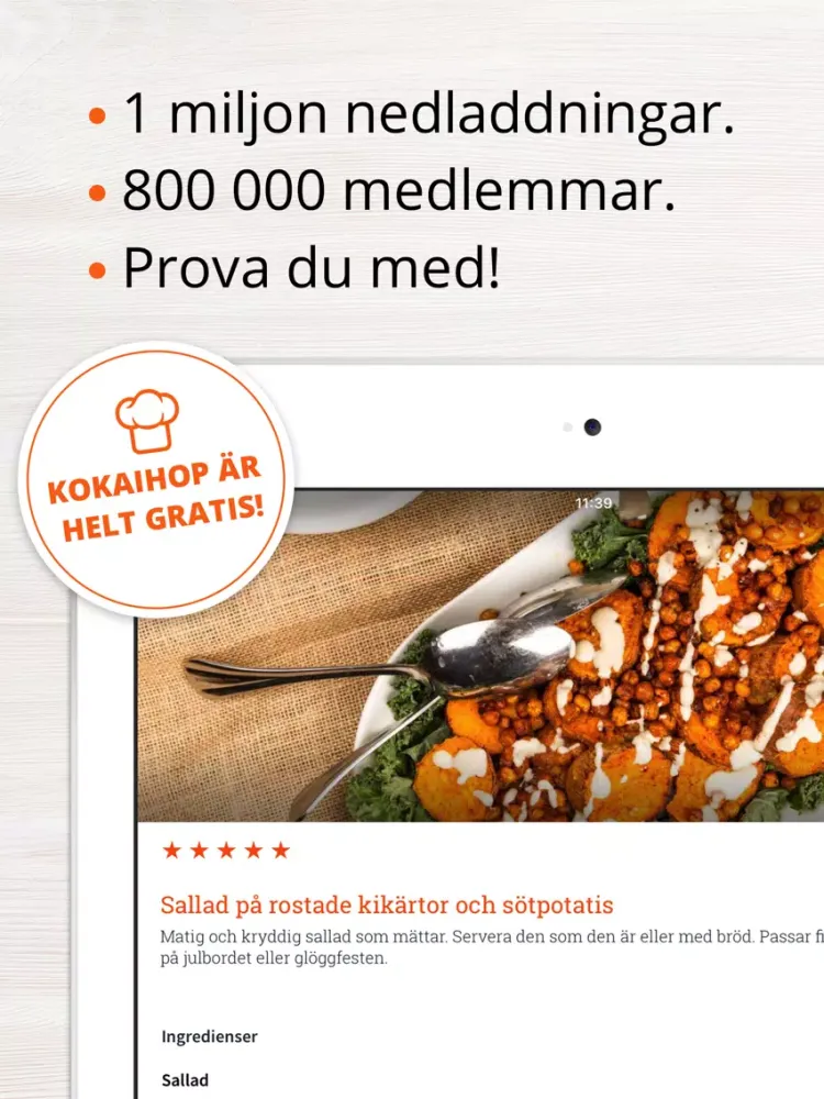 Capturas de pantalla de Recept Kokaihop.se iPad 
