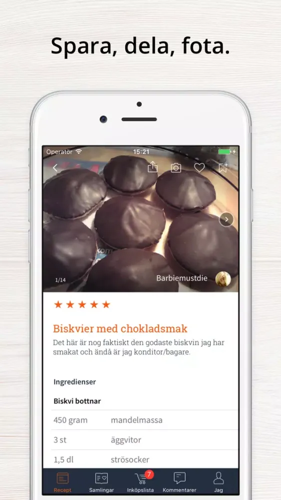 Capturas de pantalla de Recept Kokaihop.se