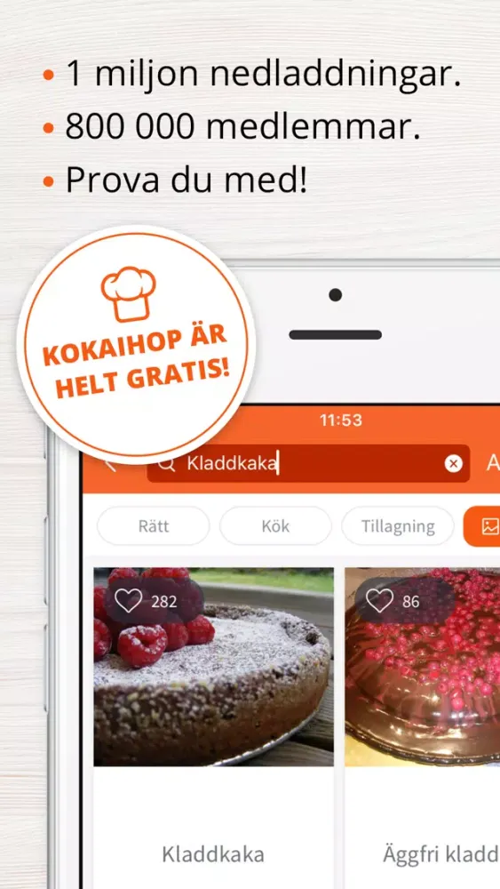 Capturas de pantalla de Recept Kokaihop.se